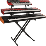 QUIKLOK QL723 Pro Keyboardstandaard – Dubbele X, 3 Niveaus, Verstelbaar, max. 90 kg