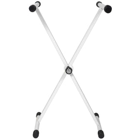 QUIKLOK T10WH-BB Vloerstandaard – Wit, Staal/Aluminium, Verstelbaar, max. 72 kg