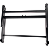 QUIKLOK Z71ALU Lichtgewicht Z-Keyboardstandaard – Verstelbaar, aluminium, Zwart, max. 113 kg