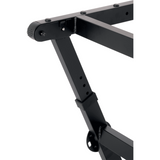 QUIKLOK Z71ALU Lichtgewicht Z-Keyboardstandaard – Verstelbaar, aluminium, Zwart, max. 113 kg