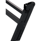 QUIKLOK Z71ALU Lichtgewicht Z-Keyboardstandaard – Verstelbaar, aluminium, Zwart, max. 113 kg