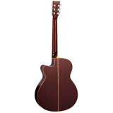 Tanglewood Winterleaf E AVB Super Folk Cutaway Elektro-Akoestische Gitaar Solid Mahogany Autumn Vintage Burst