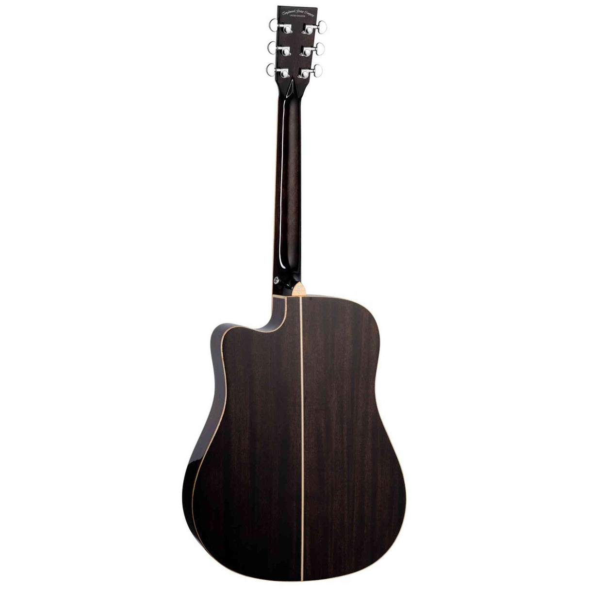 Tanglewood Winterleaf 5 CE BS Dreadnought Cutaway Elektro-Akoestische Gitaar Solid Mahogany Black Shadow Gloss