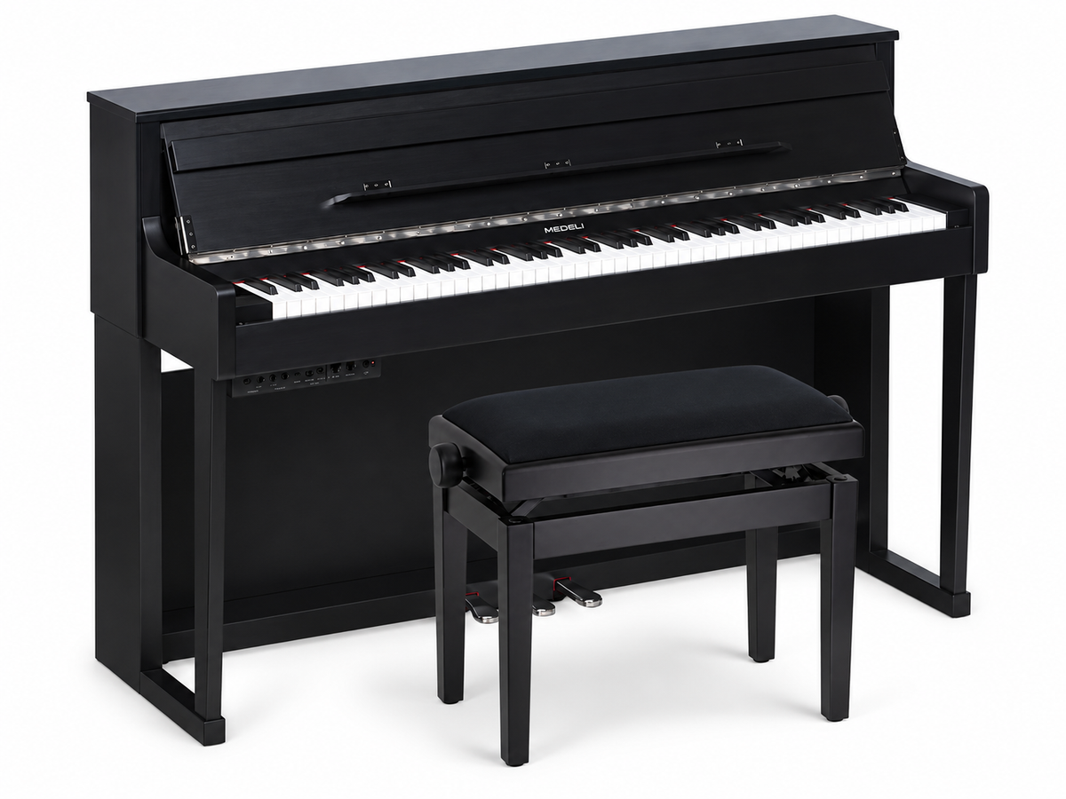 Medeli UP605/BK Forte Series Digitale Piano met Kruk