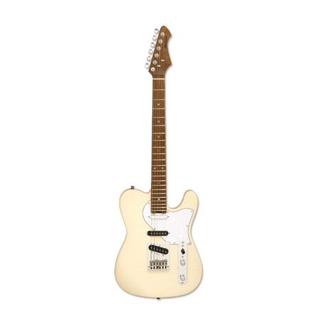 Aria 615-MK2 Hot Rod Collection Nashville MBWH Marble witte elektrische gitaar