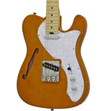 Aria TEG-TL Naturel Modern Classics Telecaster Hollowbody elektrische gitaar