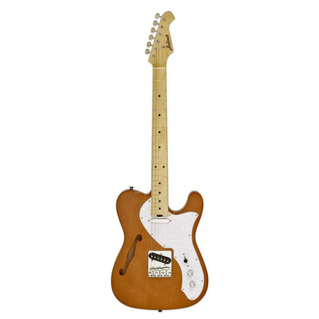 Aria TEG-TL Naturel Modern Classics Telecaster Hollowbody elektrische gitaar