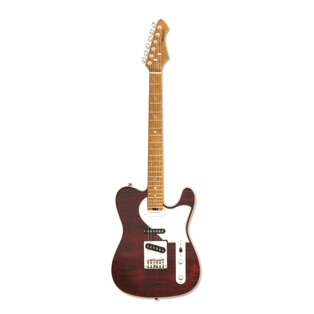 Aria 615-MK2 Hot Rod Collection Nashville RBRD Ruby rode elektrische gitaar