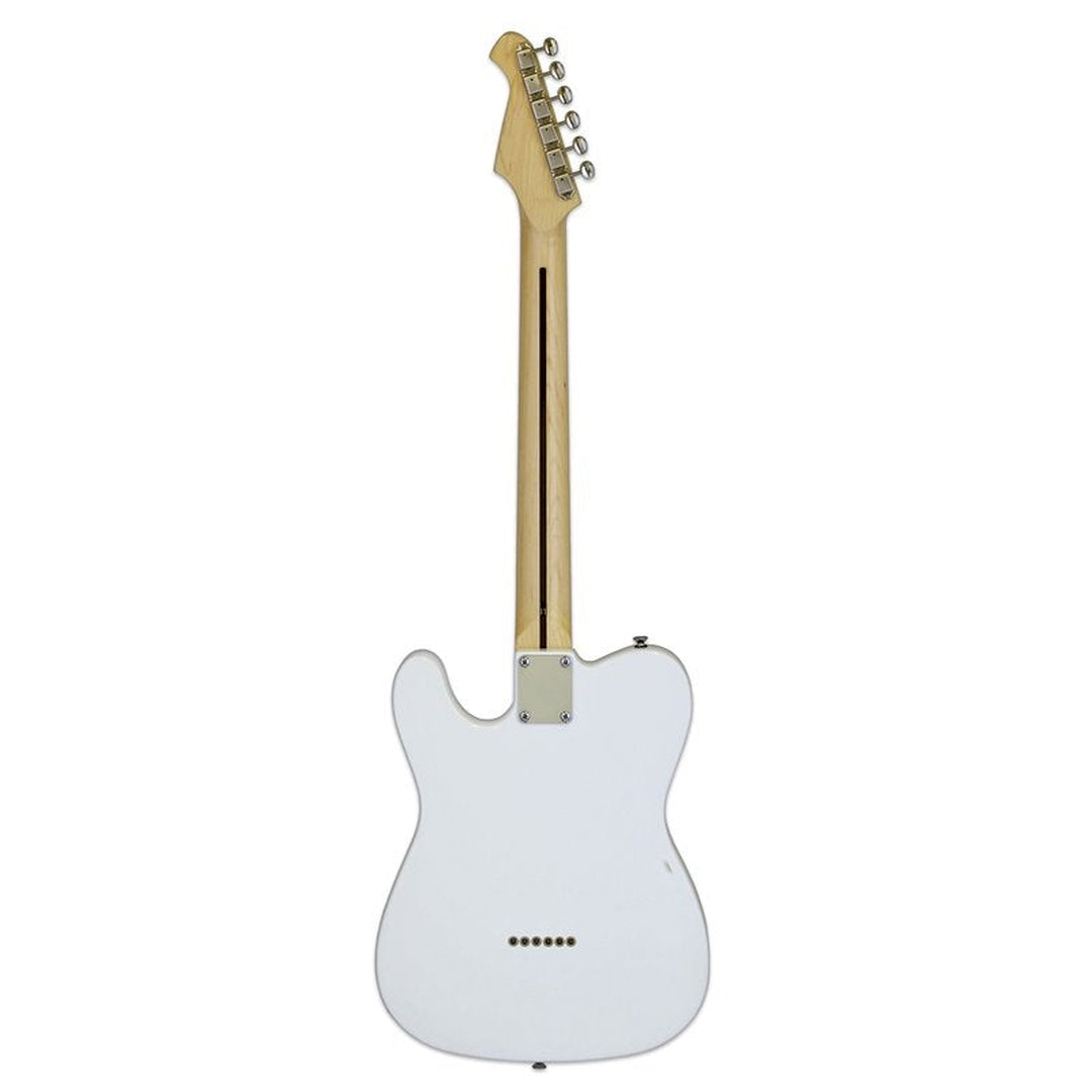 Aria TEG-TL TTWH Modern Classics Witte Telecaster Hollowbody elektrische gitaar