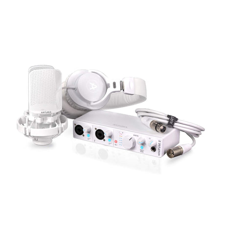 Arturia MiniFuse Recording Pack White Opnamepakket met Audio Interface