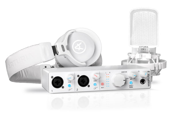 Arturia MiniFuse Recording Pack White Opnamepakket met Audio Interface