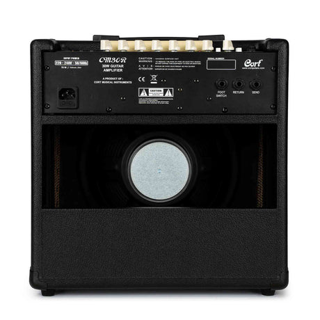 Cort CM30R 30W Gitaarversterker met 10 inch Speaker, Reverb en 2 Kanalen Black