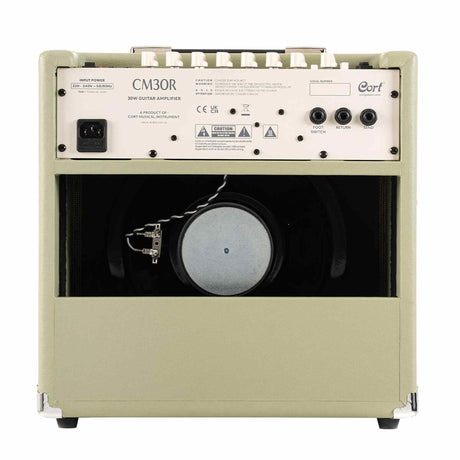 Cort CM30R 30W Gitaarversterker met 10 inch Speaker, Reverb en 2 Kanalen Pastel Green