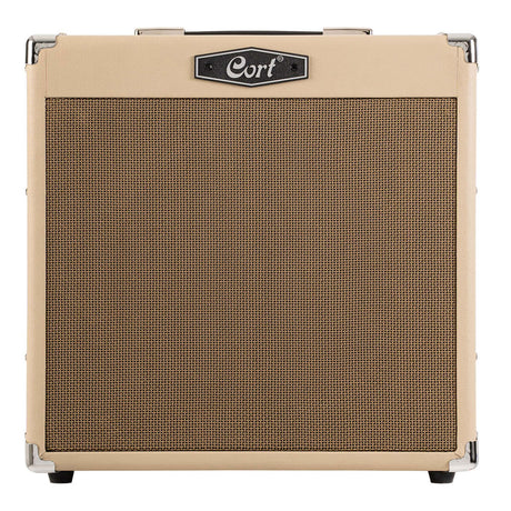 Cort CM30RWTS 30W Gitaarversterker met 10 inch Speaker, Reverb en Bluetooth White Sand