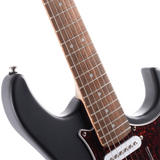Cort G110 OPBK Elektrische Gitaar HSS Populier Open Pore Black met Tremolo
