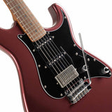 Cort G250SE VVB Elektrische Gitaar HSS Linden Roasted Maple Vivid Burgundy met 2-Punts Tremolo