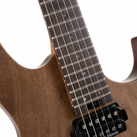 Cort G300 Raw NS Elektrische Gitaar HH Afrikaans Mahonie met Walnut Top Natural Satin en Seymour Duncan Pickups