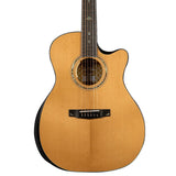 Cort Gold-Edge – Massief Flamed Myrtlewood, Torrefied Sitka & L.R. Baggs Anthem