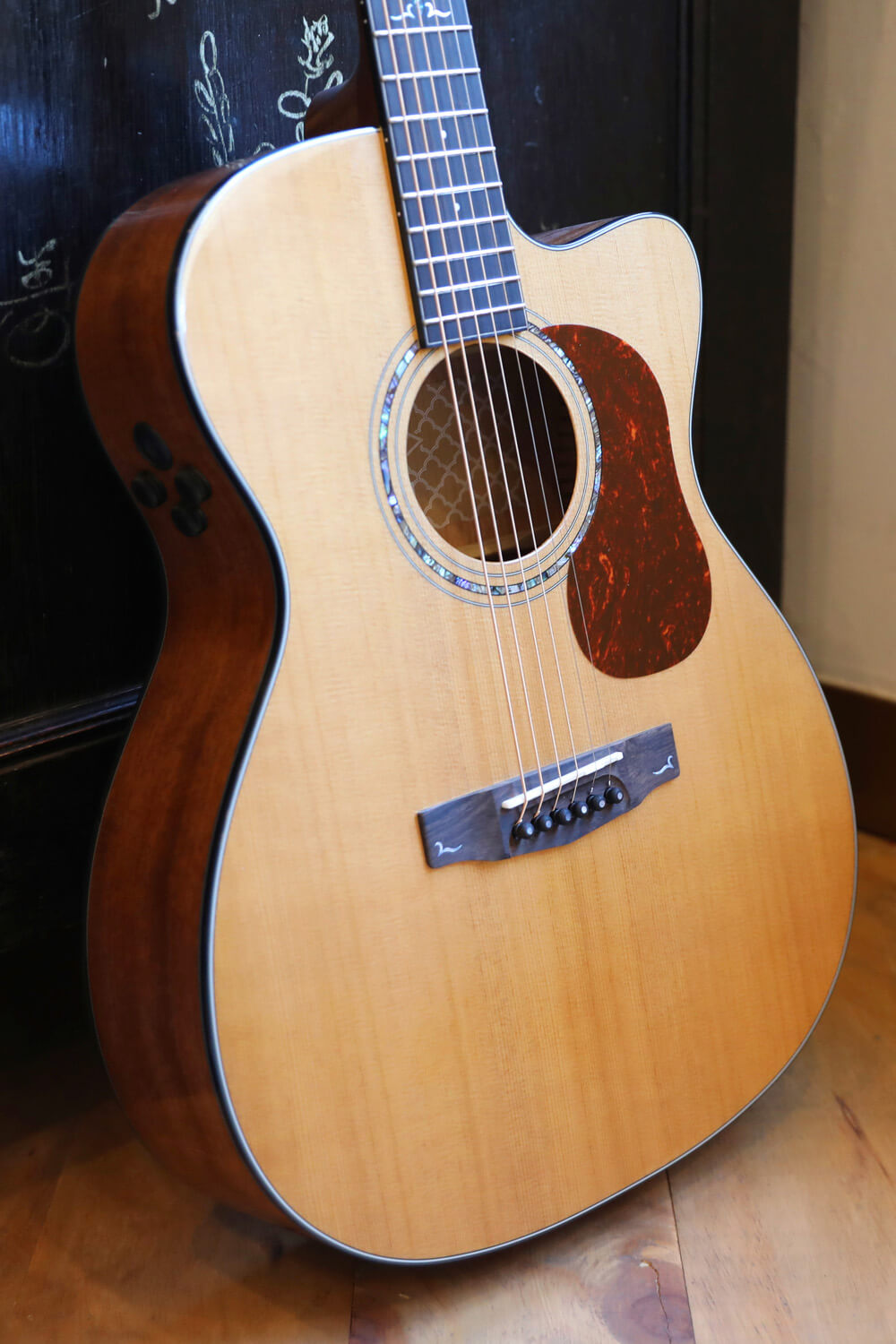 Cort Gold-OC6 – Massief Mahonie, Torrefied Sitka & Fishman Flex Blend