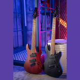 Cort KX307 Multi Scale OPM 7-Snarige Elektrische Gitaar Mahonie Roasted Maple Open Pore Mahogany