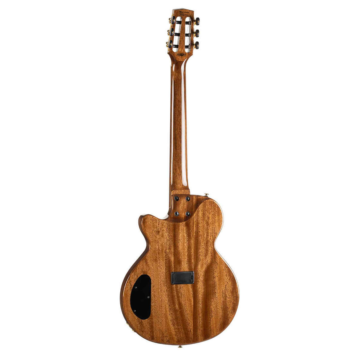 Cort Sunset Nylectric DLX TSB Nylon Elektrische Gitaar Solid Sitka Spruce met Flamed Maple Tobacco Sunburst