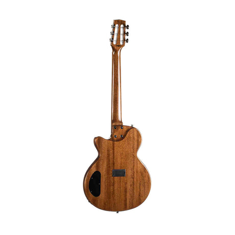 Cort Sunset Nylectric II BK Nylon Elektrische Gitaar Solid Sitka Spruce met Fishman S-Core Pickup Zwart