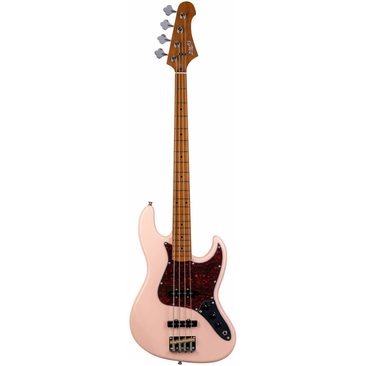 JET JJB-300 PK JB-style Elektrische Bas 4-snarig Rosewood Toets Shell Pink