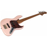 JET JJB-300 PK JB-style Elektrische Bas 4-snarig Rosewood Toets Shell Pink