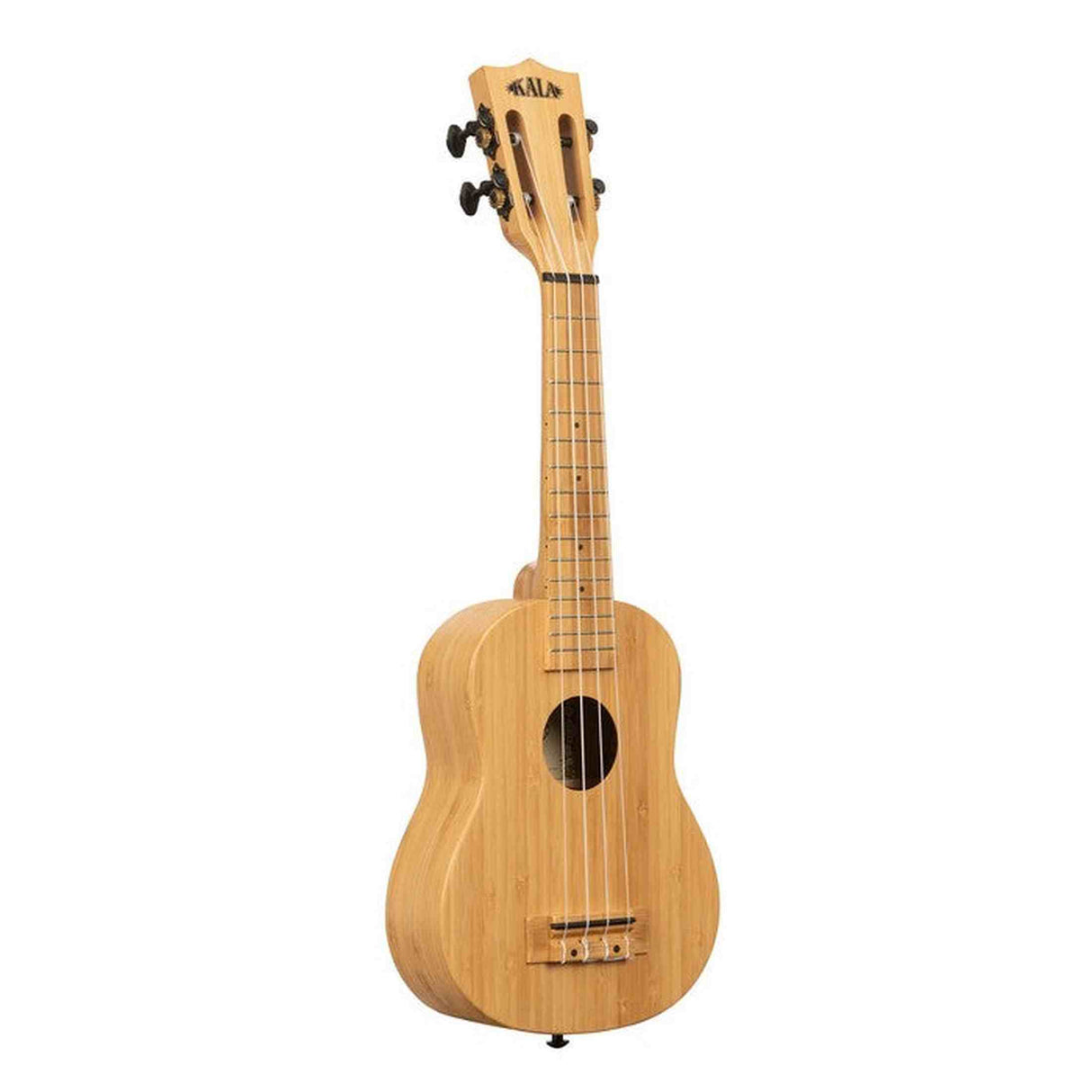 Kala All Solid Bamboo sopraan ukulele – Massief bamboe, lichtgewicht, met gigbag