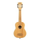 Kala All Solid Bamboo sopraan ukulele – Massief bamboe, lichtgewicht, met gigbag
