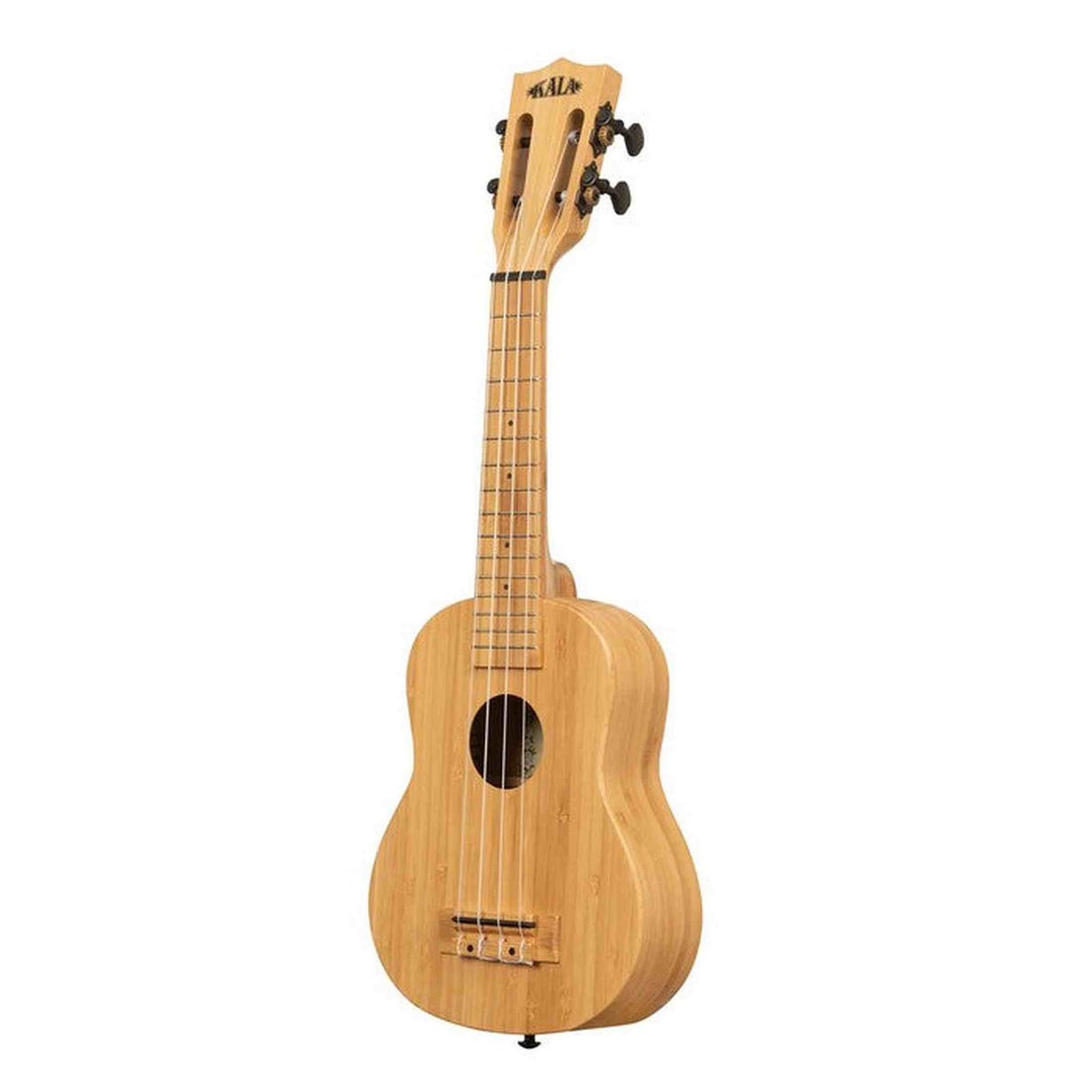 Kala All Solid Bamboo sopraan ukulele – Massief bamboe, lichtgewicht, met gigbag