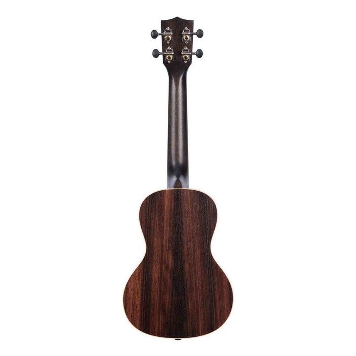 Kala Ebony concert ukulele – Gestreept ebben, maple binding, met gigbag