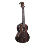 Kala Ebony tenor ukulele – Gestreept ebben, maple binding, met gigbag