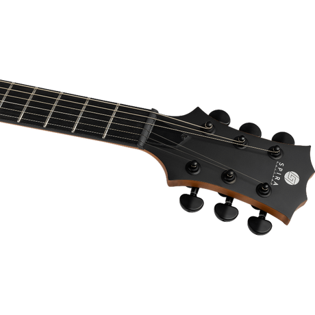 Spira Guitars L-400 MWH Satin White elektrische gitaar LP model