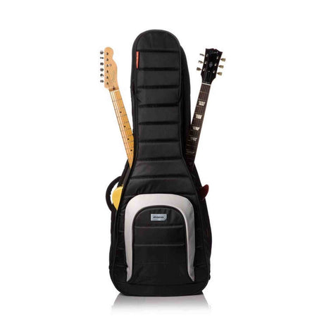 MONO Classic Dual Electric Guitar Case Black gigbag voor twee elektrische gitaren met Sharkskin en Headlock bescherming