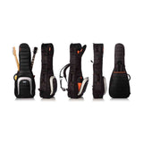 MONO Classic Dual Electric Guitar Case Black gigbag voor twee elektrische gitaren met Sharkskin en Headlock bescherming