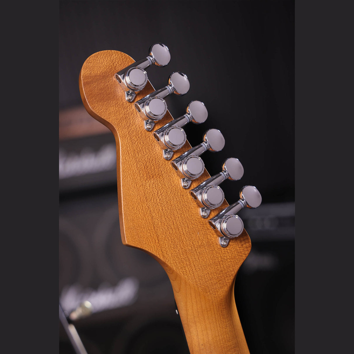 Patina PS-7 SGR R S-style Elektrische Gitaar HSS Alnico V Nitro Relic Paulownia Body Roasted Maple Hals Sherwood Green