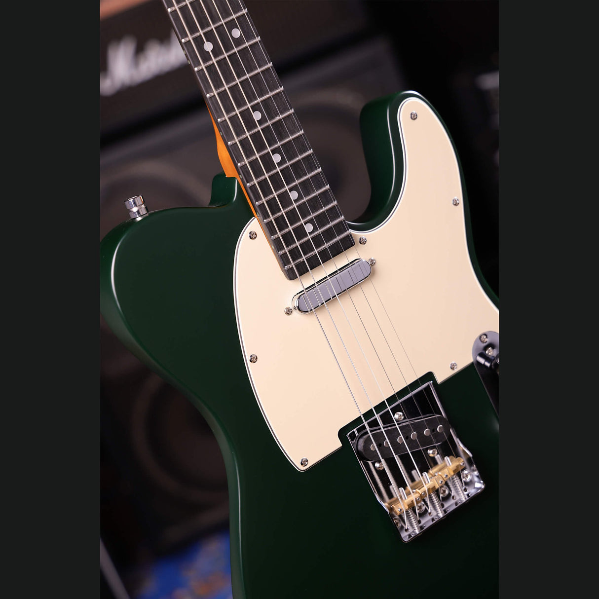 Patina PT-3 SGR T-style Elektrische Gitaar SS Alnico V Nitro Paulownia Body Roasted Maple Hals Sherwood Green