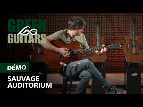 Lâg SAUVAGE-ACE Semi-Akoestische Auditorium Western gitaar