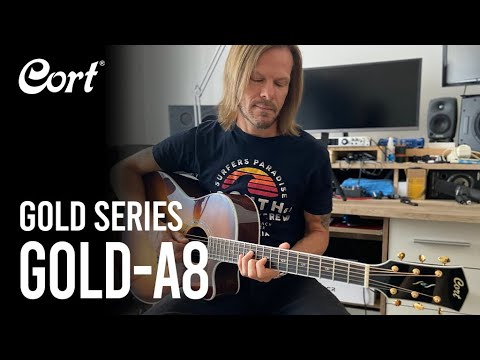 Cort Gold-A8 – Massief Pau Ferro, Torrefied Sitka & Fishman Flex Blend – Light Burst