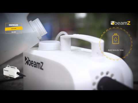 beamZ SNOW600 Sneeuwmachine met 0.3L Tank en 5m Afstandsbediening