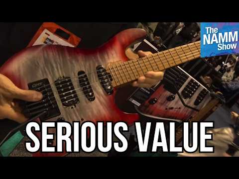 Cort G290 Modern PGR E-Gitarre HSS Roasted Maple Pale Graphite mit Seymour Duncan TB4