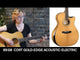 Cort Gold-Edge – Massief Flamed Myrtlewood, Torrefied Sitka & L.R. Baggs Anthem