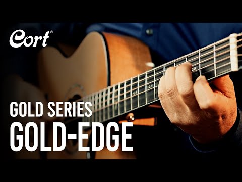 Cort Gold-Edge – Massief Flamed Myrtlewood, Torrefied Sitka & L.R. Baggs Anthem