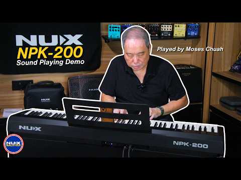 NUX NPK-200 BK Digitale Stage Piano Zwart