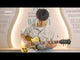 Cort CR200 BK2 Elektrische Gitaar Single Cut Mahonie Zwart met ClassicRocker II Humbuckers