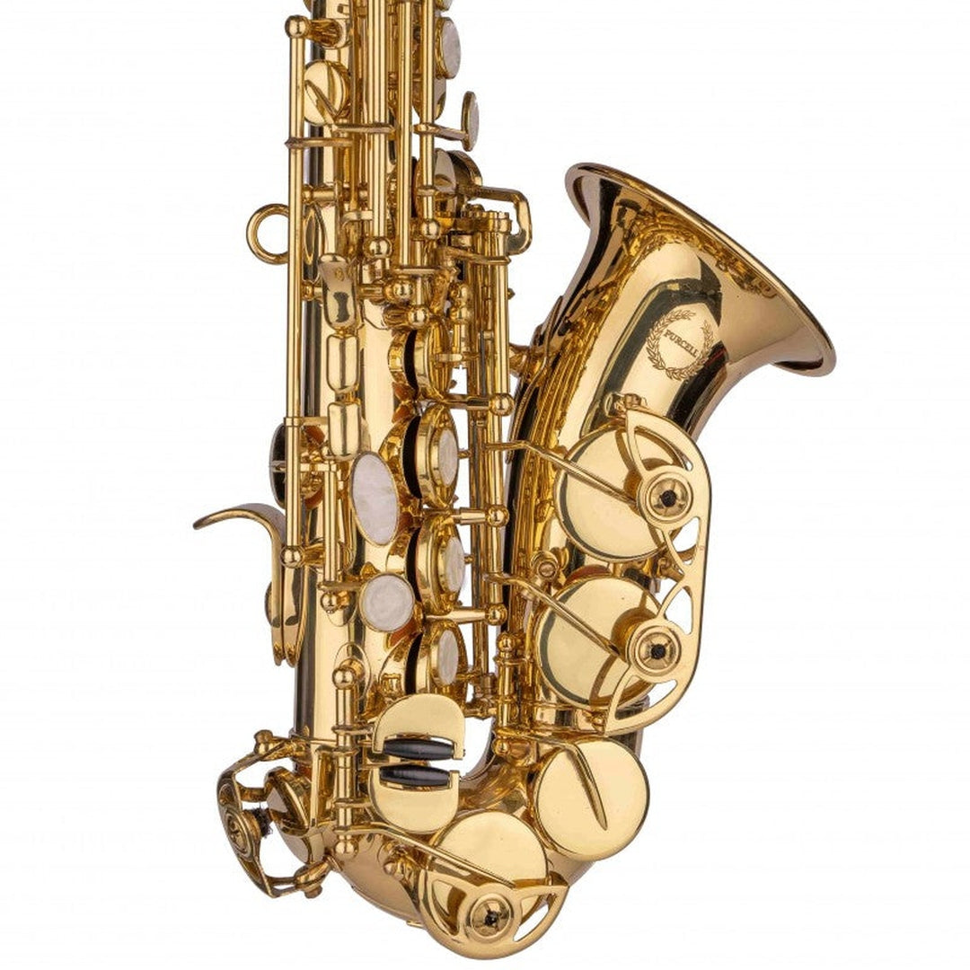 Purcell SAX-SOB Curved sopraan saxofoon met koffer