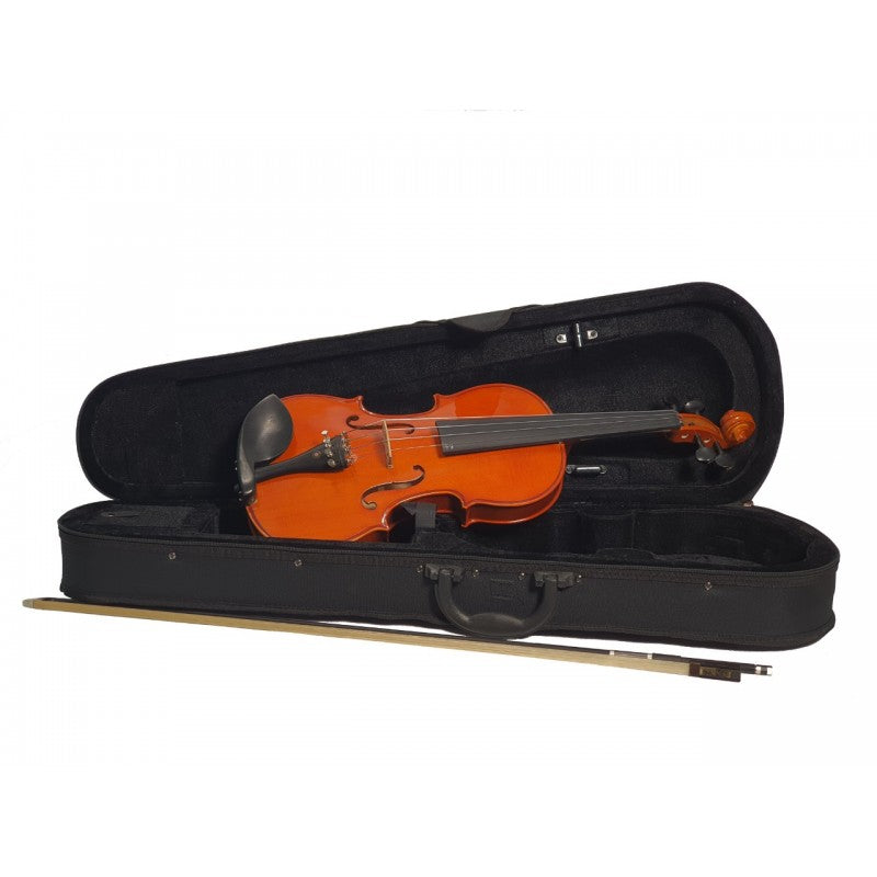 Scarlatti OVB-310E 4/4 All Solid viool set met carbon strijkstok en koffer