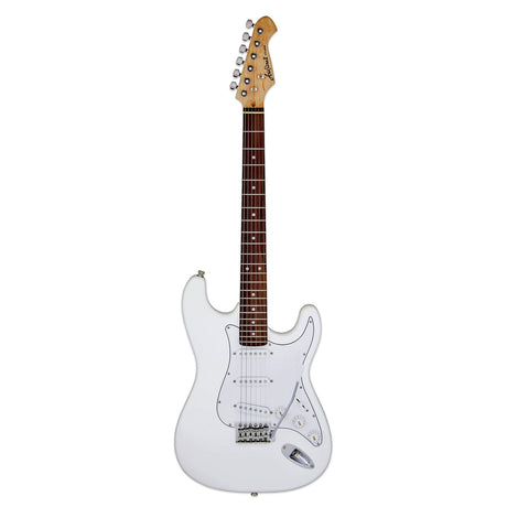 Aria STG-003SPL VW STG Series Vintage White Stratocaster elektrische gitaar