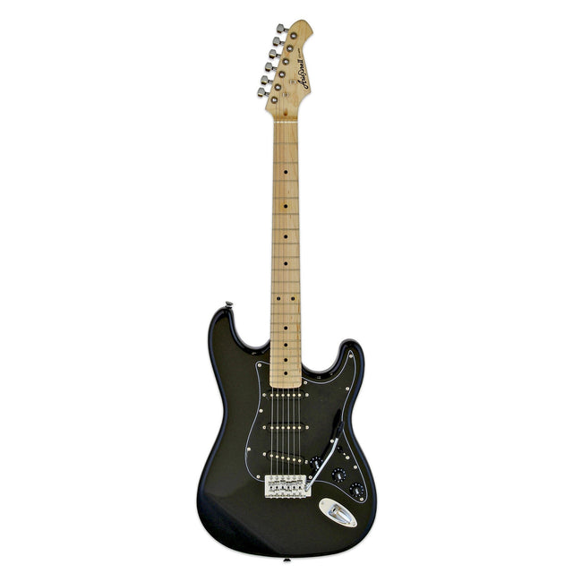 Aria STG-003 SPL BK STG Series zwarte Stratocaster elektrische gitaar